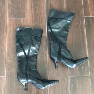REDUCED - Doble-Vida Black Leather Boots